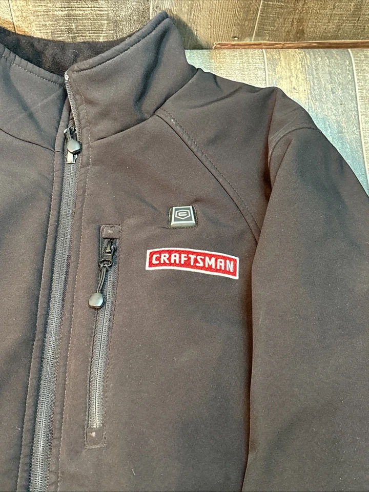 Chaqueta Craftsman Heated Soft Shell Negra Hombre Talla M Batería No Incluida  Foto 1 de 4
