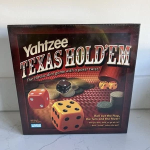 Yahtzee Texas Hold'em Poker Style Dice Game Parker Brothers Brand New & SEALED - Picture 1 of 6
