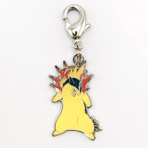 Typhlosion Pokemon Center Metal Charm Keychain Nintendo Japan Limited F/S - Picture 1 of 10