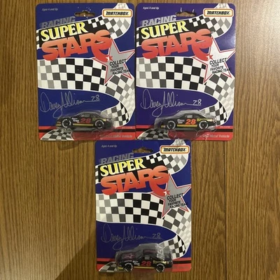 1992 Vintage #28 Davey Allison Texaco NASCAR Racing Superstars 1/64 Lot Of 3 NEW - Image 1 of 4