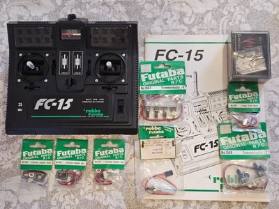 Futaba FC-15 Transmitter 35MHz & Module Switches lot - Image 1 of 4