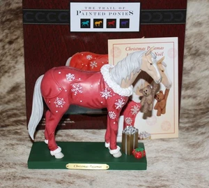 TRAIL OF PONIS PINTADOS Pijama de Navidad ~ Bajo 1E/0204 ~ Vacaciones 2025 ~ con Oso de Peluche - Imagen 1 de 6