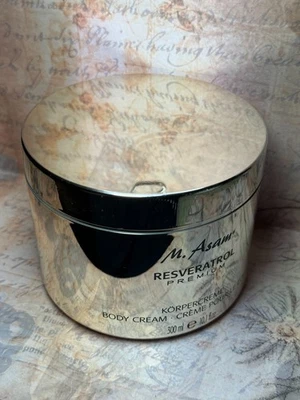 M. Asam Resveratrol Premium Body Creme Cream 10.1 Oz/300 mL-Sealed New - Image 1 of 2