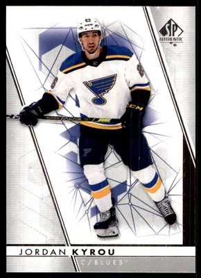 2022-23 SP Authentic Jordan Kyrou St. Louis Blues #25 - Image 1 of 2