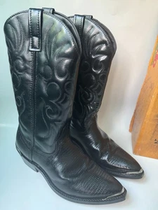 LAREDO HERREN 9D WESTERNSTIEFEL 68085 'ATLANTA' SNIP TOE MIT SILBERNER ZEHENABSATZ RAND - Bild 1 von 14