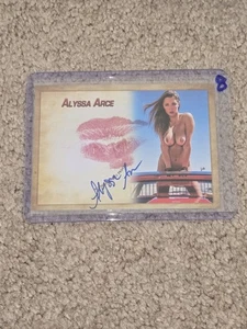 Alyssa Arce Collectors Expo Autograph Signed Kiss Card Model #8 - Picture 1 of 2