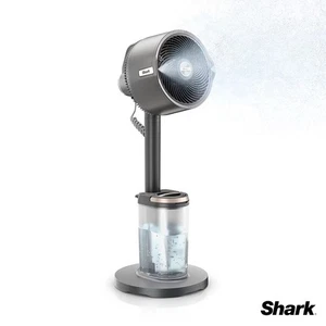 Shark FlexBreeze Pro Mist Indoor & Outdoor Fan with Misting System Grey FA300UK - Picture 1 of 18