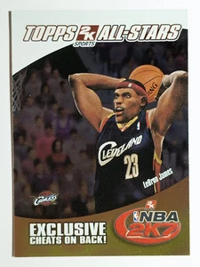 2006-07 Topps 2K7 Promozione #4 LeBron James - Foto 1 di 2