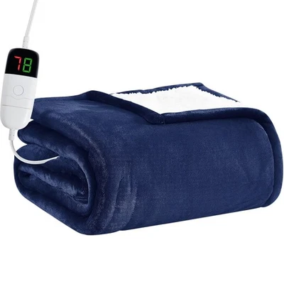 Heated Electric Blanket Full Size - 72" x 84" Heating Blanket with 10 Heating... - Image 1 of 4