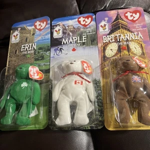 1999 McDonald's TY Beanie Babies Collectors Set RARE ERRORS 1993 CIB - Picture 1 of 5