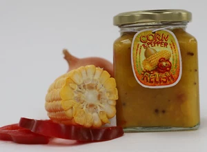 Brinkley Preserves Corn and Pepper relish, preserves, spread, condiment Relish, - Picture 1 of 4