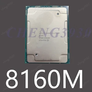 Intel Xeon Platinum 8160m sr3b8 lga3647 2.1ghz 24-core 48-thread CPU processor - Picture 1 of 1