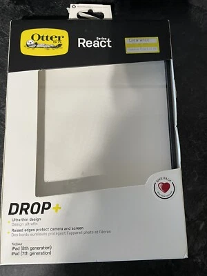 OtterBox Apple iPad (8th and 7th gen)  React Series Case - Black Crystal - Image 1 of 2