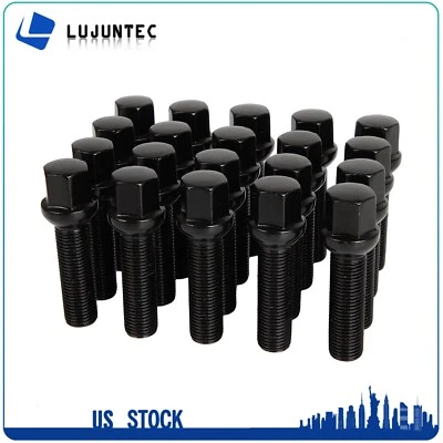 20pc 14x1.5 Lug Bolt For Audi Q2 Q3 Q5 Q7 S3 S4 S5 S6 S7 45mm Shank Cone Seat - Image 1 of 4