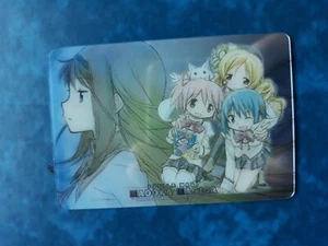 Puella Magi Madoka Magica LAWSON MORINAGA WAFER CARD - Picture 1 of 2