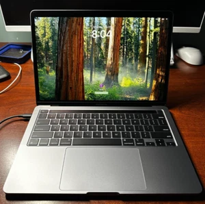 MacBook Pro 13" 2020 | A2338 | Apple M1 | 8GB RAM | 256GB SSD | Batt Cycle: 5!!! - Photo 1/21
