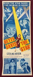 STERNPLAKAT 1953 BETTE DAVIS STERLING HAYDEN INSERT - Bild 1 von 4