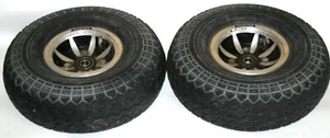 Two Freerider Kensington S mobility scooter front tyres, tubes, & wheels 4.00-5 - Picture 1 of 5