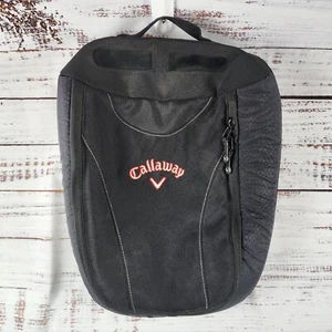 Callaway Borsa per Scarpe da Golf Nera Ventilata Custodia da Viaggio Doppia Cerniera Manico Nylon - Foto 1 di 7