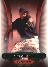 2010 TRISTAR Pursuit Autographs Green #88 Alex White /25