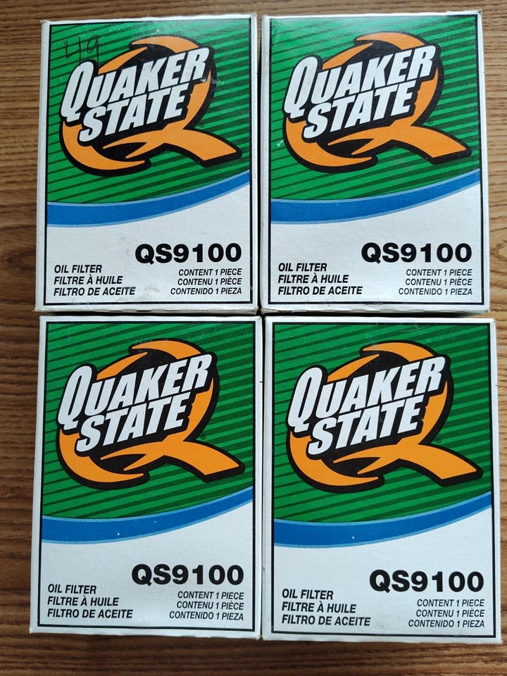 4 filtros de aceite CUATRO QS9100 QUAKER STATE para Chevrolet Silverado GMC SIERRA Foto 1 de 4