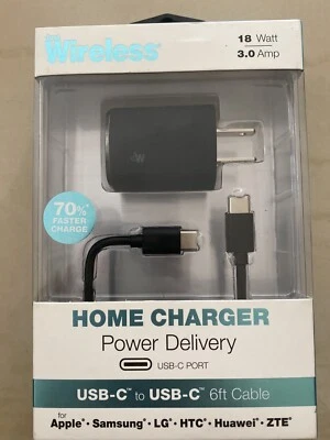 USB Wall Charger Power Adapter AC Home US Plug For Apple Samsung LG HTC Huawei - Image 1 of 2