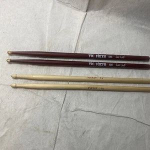 Vic Firth Signature Series Drumsticks - Dave Weckl - Wood Tip Bundle & Finest 7A - Picture 1 of 5