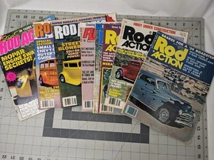 Rod Action Car Magazine 1977 to 1989 Lot of 8 - Imagen 1 de 5
