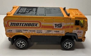 Camión de juguete Matchbox 2014 Desert Thunder V16 naranja fundido a presión 1:64 suelto - Imagen 1 de 6