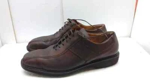 Mephisto Lite Brown Leather Lace Oxford Bicycle Toe Comfort Men Shoes 9.5M 43,5 - Picture 1 of 9