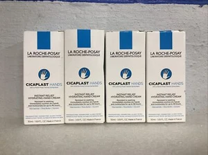 La Roche Posay Cicaplast Hands Instant Relief Cream 50ml / 1.69oz Lot Of 4 New - Picture 1 of 5