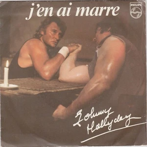 JOHNNY HALLYDAY J'EN AI MARRE / C'EST PAS FACILE FRENCH 45 SINGLE - Picture 1 of 2