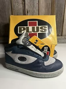 Scarpe da skateboard AIRWALK PLUS vintage NOS NUOVE CON SCATOLA taglia M taglia 5 W taglia 6 1/2 grigie blu - Foto 1 di 8