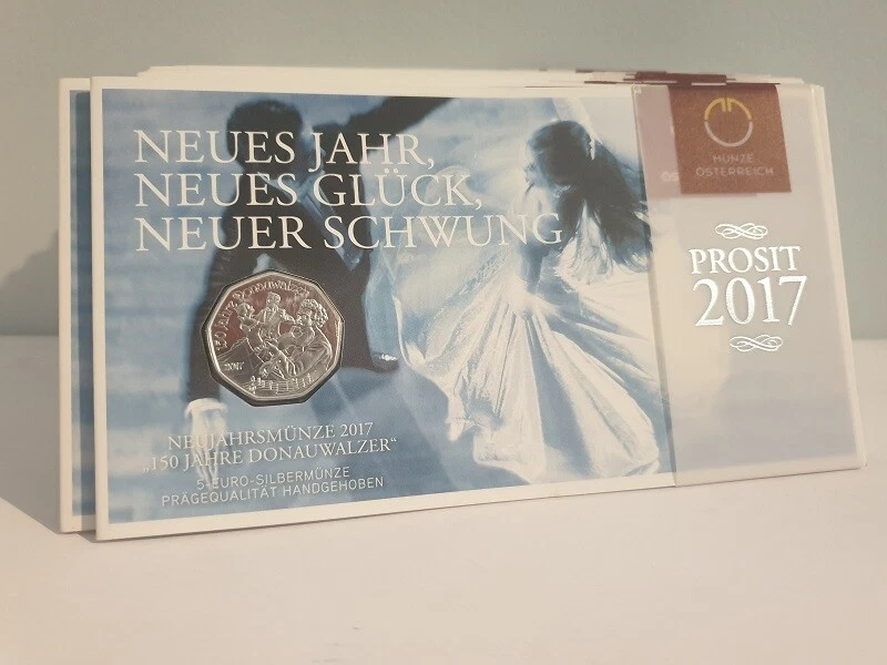 5 Euros Argent Ag 800 Autriche 2017- 150 Jahre Donauwalzer - Photo 1/1