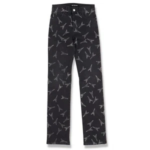 Balenciaga Black Eiffelturm Embellished Straight Jeans | Size W28 Straight Fit - Bild 1 von 10