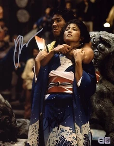 Yuji Okumoto & Tamlyn Tomita Signed 11x14 Photo Karate Kid II SWAU - Picture 1 of 1