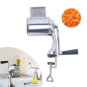 Kitchen Rotary Grater Food Mill Vegetable Cheese Slicer Nut Grinder Manual - Picture 1 of 16