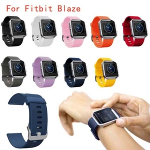 For Fitbit Blaze Replacement Silicone Watch Wristband Sports Strap Band UK - Picture 1 of 30