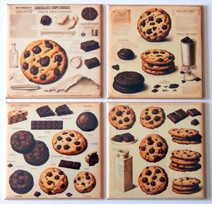 Juego de IMANES DE FRIGORÍFICO con chip de chocolate - Imagen 1 de 3