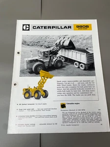 Caterpillar 980B Wheel Loader Brochure - Picture 1 of 3