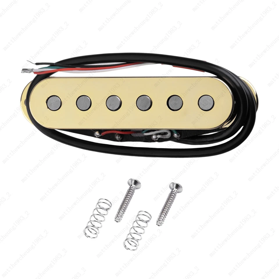 Alnico V Single Coil Stacked pickup for ST/ Stratocaster noiseless style Guitar - Image 1 of 4