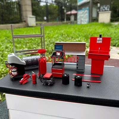 Diorama 1/18 Garage Props Repair Scene Repair Set Car Model Scene Accessories - Image 1 of 4