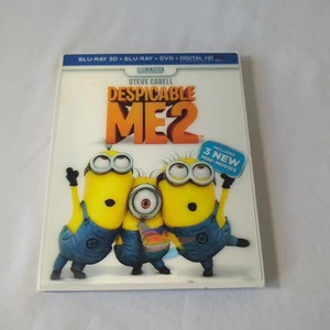 3D Blu-ray Despicable Me 2 Lenticular Slipcover 3 Disc Set Blu-ray & DVD - Picture 1 of 5