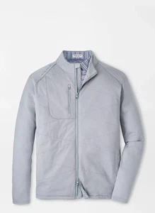 Peter Millar Merge Jacket MF24EZ10 Men’s Large Gale gray NWT - Picture 1 of 4