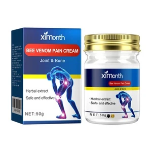 Bee Venom Joint Care Cream Relieves Pain Soreness In The Lumbar Vertebrae, Knees - Picture 1 of 6