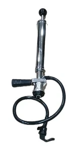 Krome Zapfhahnpumpe, D System Bierfass Zapfhahn Handpumpe, Bier Party Pumpe Picknick Hand - Bild 1 von 6