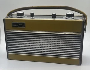Radio Transistor Roberts Ric 2 Vintage MW LW - Base Carrusel Amarillo Mostaza - Imagen 1 de 10