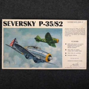 VTG 1970 Williams Bros. Brothers Seversky P-35/S2 1:32 Scale Model Kit COMPLETE - Picture 1 of 12
