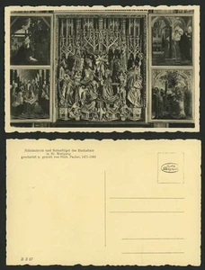 Religious RP Postcard HIGH ALTAR IN ST. WOLFGANG CHURCH - Foto 1 di 1