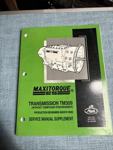 Mack Maxitorque Service Manual TM309 Transmission - April 2005 - 10-1245UP - Picture 1 of 8